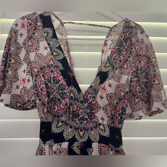 Patterned maxi dress - Picture 2 of 6